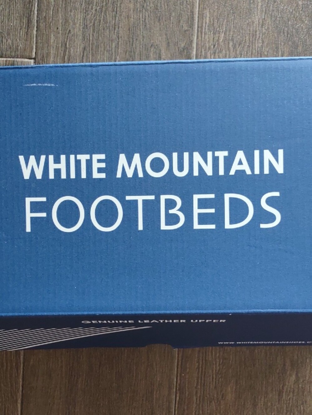 White Mountain Brown Leather Footbed Slide Sandals, Size 8, New With Tag's - Picture 5 of 6